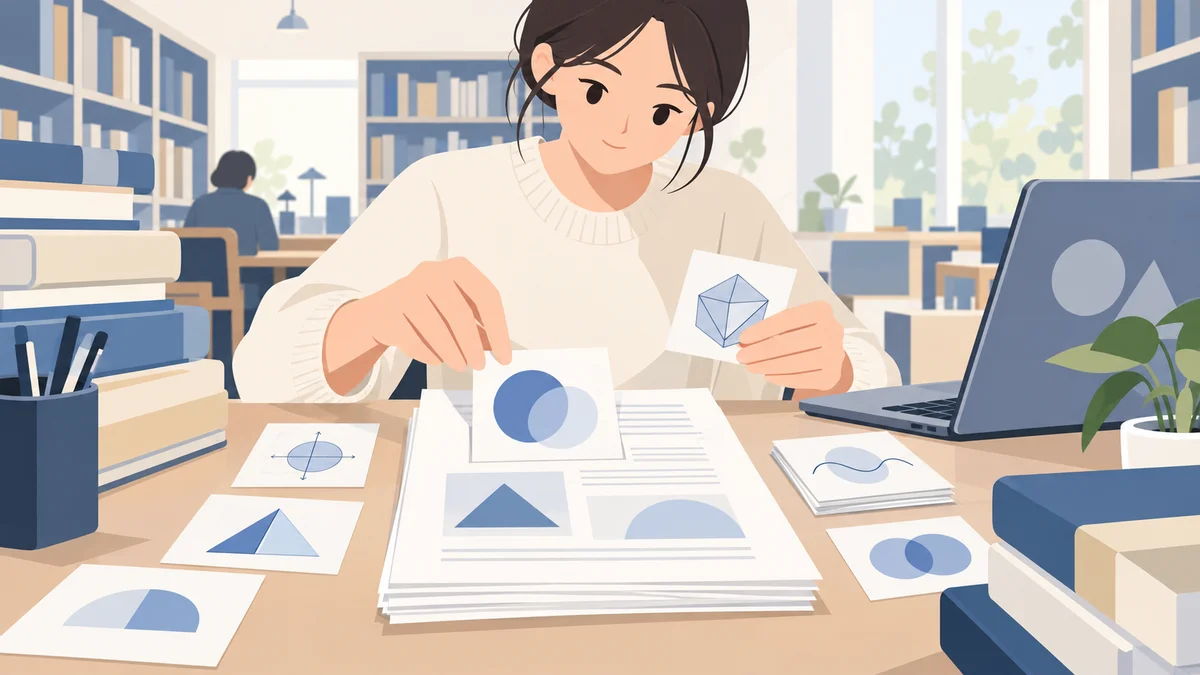 图书馆书堆旁研究生整理论文